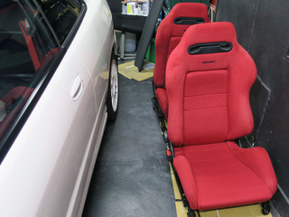 インテグラ typeR ルームクリーニング 乾燥中